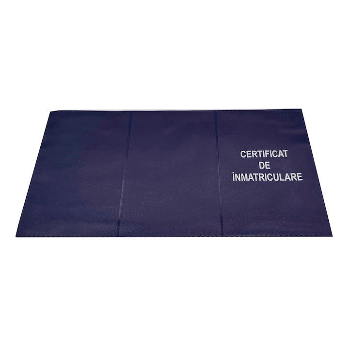 Coperta certificat inmatriculare Vision XXI, albastru, 119 x 230 mm