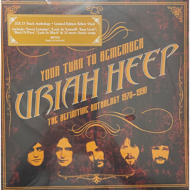 Uriah Heep - Your Turn To Remember - The Definitive Anthology 1970-1990 - 2LP