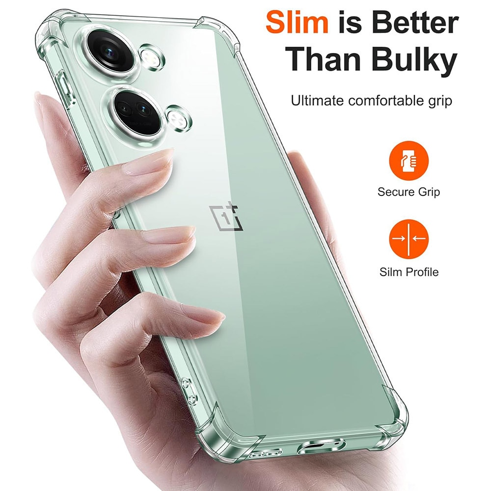 Husa pentru OnePlus NordA 3 - Techsuit Shockproof Clear Silicone - Clear