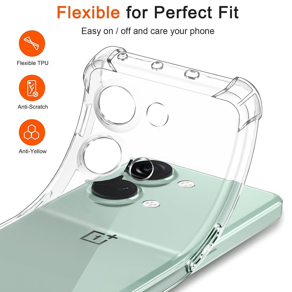 Husa pentru OnePlus NordA 3 - Techsuit Shockproof Clear Silicone - Clear