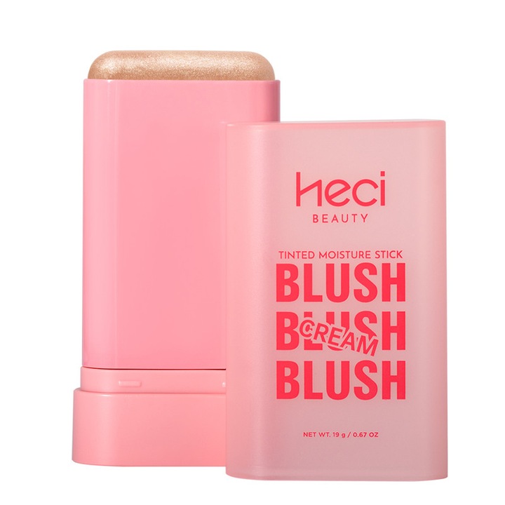 Iluminator HECI BEAUTY stick iluminator, cu sclipici, 19g