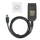Interfata diagnoza tester auto VAG-COM VCDS, JESWO®, CAN FD 5 Mb transceiver, software 23.11.0, Pentru Volkswagen/Audi/Skoda/Seattle, Engleza + Romania, Negru