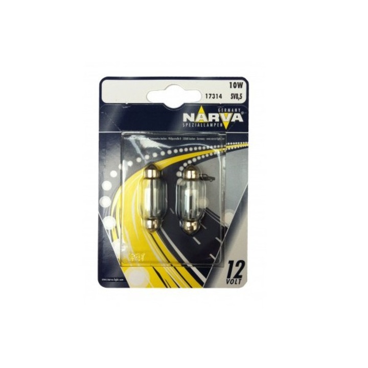 Комплект от 2 крушки за мигачи 12V C10W Narva