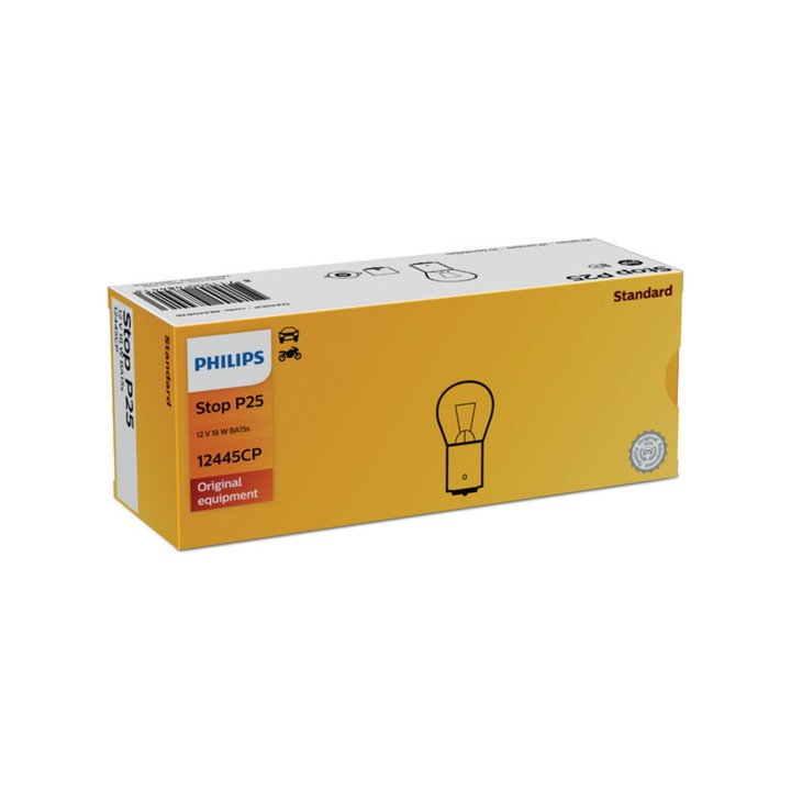 Комплект от 10 стоп крушки P25 12V Vision Philips