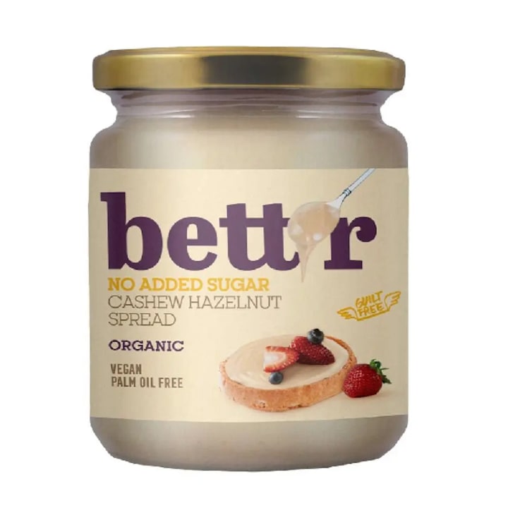 Bio Crema de Caju si Alune Vegana Tartinabila Bettr 250 g