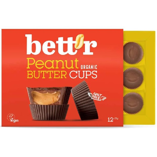 Praline cu Unt de Arahide Bio 12 x 13 g Bettr 156 g