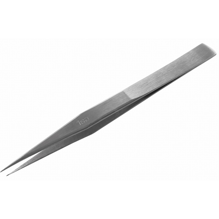 Penseta profesionala, Beco Technic, Inox, Antimagmetic, 120 mm, Argintiu