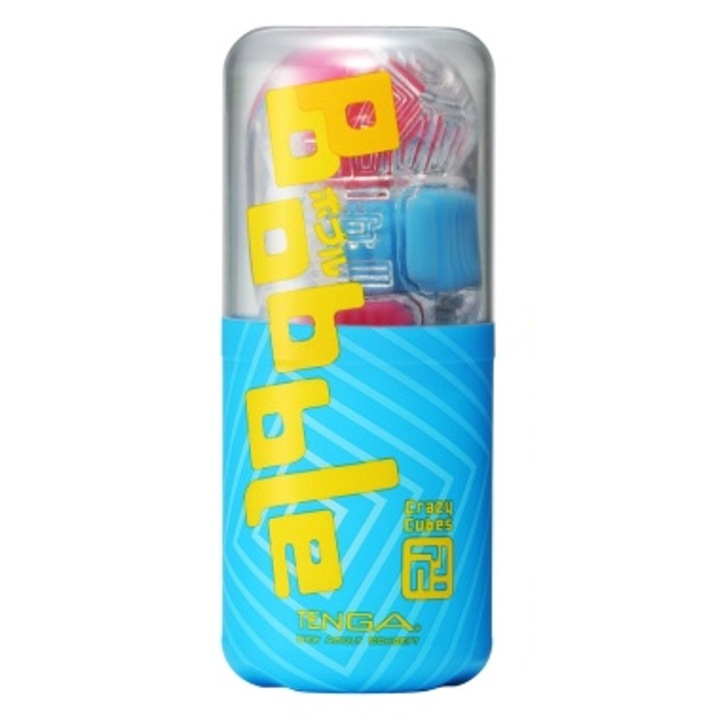 Мастурбатор Tenga Bobble, TPE, прозрачен, 14x5.7 см