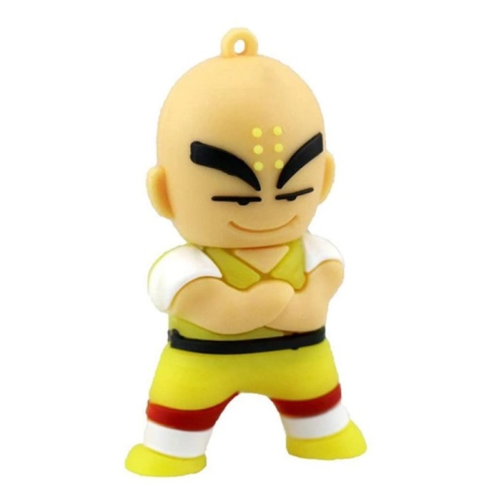 Флаш памет USB Boyi Dragon Ball Kuririn, 16GB, USB 3.0, жълт