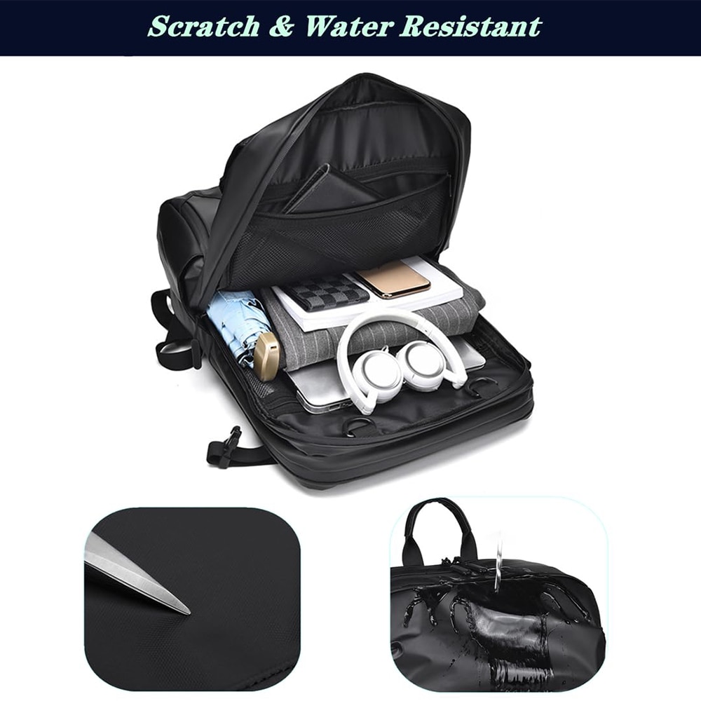 Rucsac laptop, Dollcini, 17 inchi, Negru
