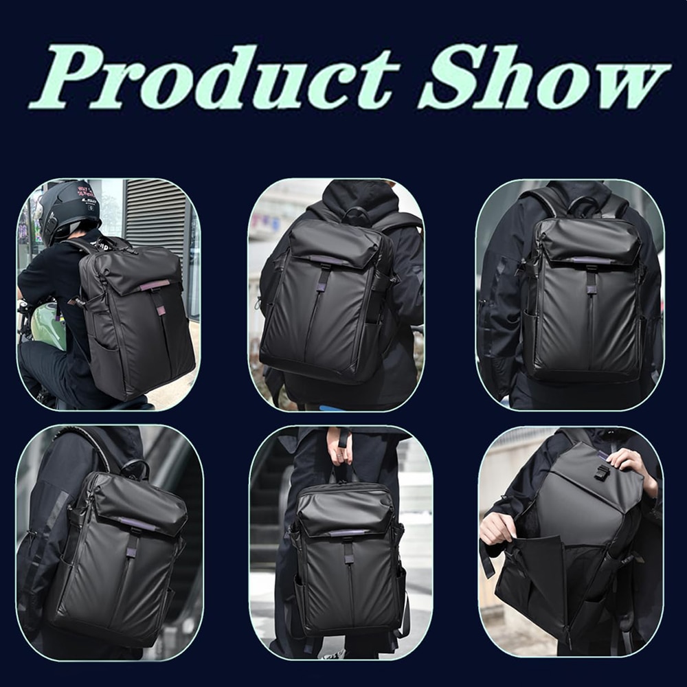 Rucsac laptop, Dollcini, 17 inchi, Negru