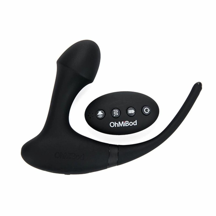 Plug anal OhMiBod Club Vibe 3.OH Hero, silicon, control la distanta, 14.1x3.5cm