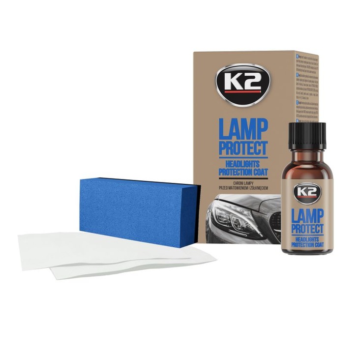Препарат против пожълтяване на фарове K2 LAMP PROTECT 10мл