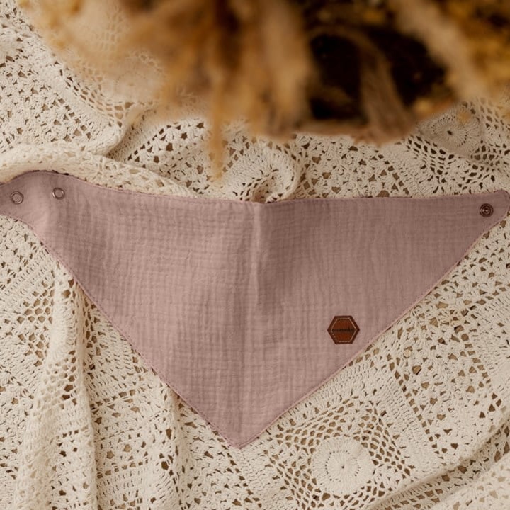 Fular copii Muminky, muselina, 20x42cm, natural, reglabil