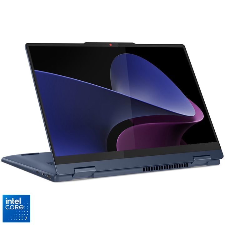 Lenovo IdeaPad 5 2in1 14IRU9 laptop, 14", WUXGA, IPS, Touch, Intel® Core™ 7 150U, 16GB, 512GB SSD, Intel® Graphics, NoOS, Nemzetközi angol billentyűzet, Kék