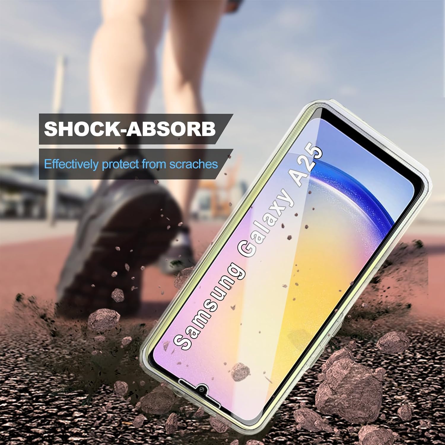 Husa fata plus spate 360 Alc Mobile compatibila cu Samsung Galaxy A25