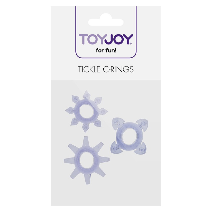Szett 3 db TOYJOY péniszgyűrű, vízálló, szagtalan, 2cm