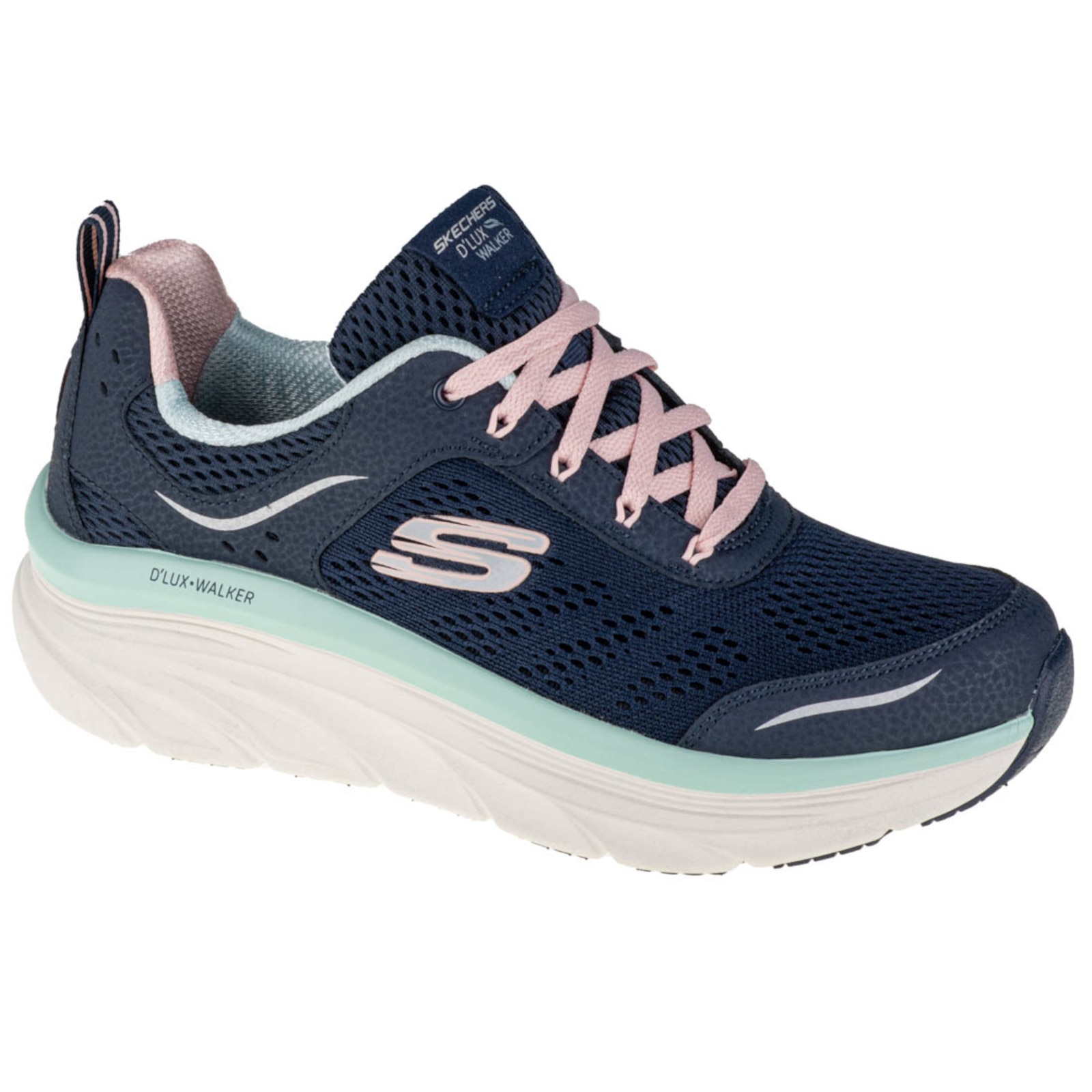 Sneakers, Skechers D'Lux Walker 149023-NVLB, Albastru marin, 38.5 EU -  eMAG.ro