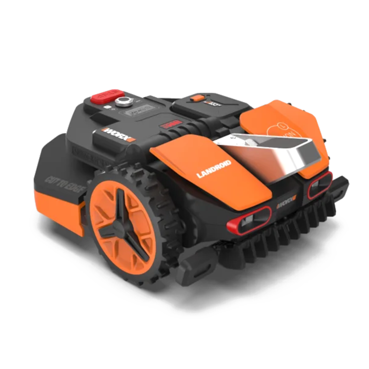 Акумулаторна косачка-робот Worx Landroid Vision L1300, 20 V, 4 Ah, Wi-Fi, Bluetooth, Ширина на косене 22 см, Full HD (HDR) камера с AI, Батерия, Поставка за зареждане