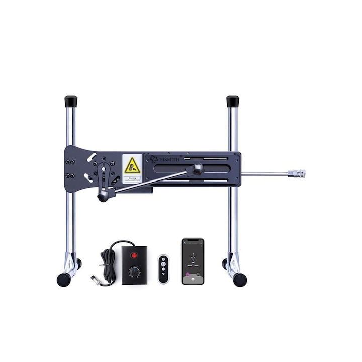 Hismith Premium 1 2.0 szexgép, erős motor, állítható pozíciók, fekete