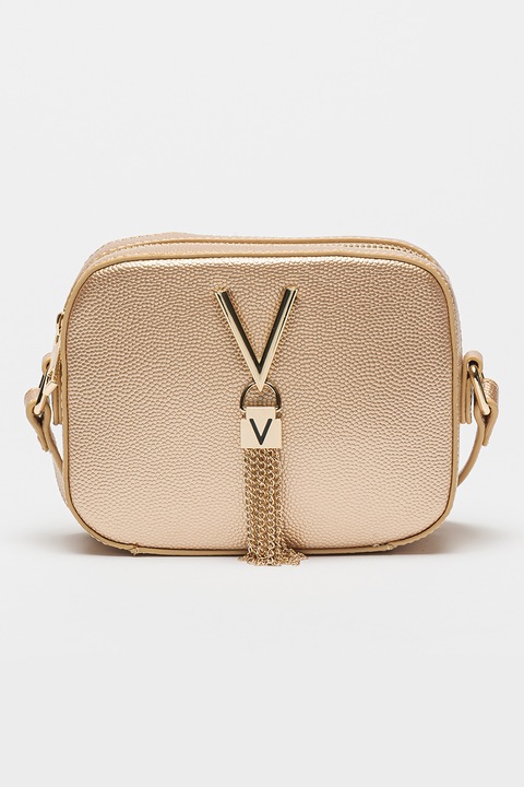 Valentino Bags, Чанта през рамо Divina от еко кожа, Златист