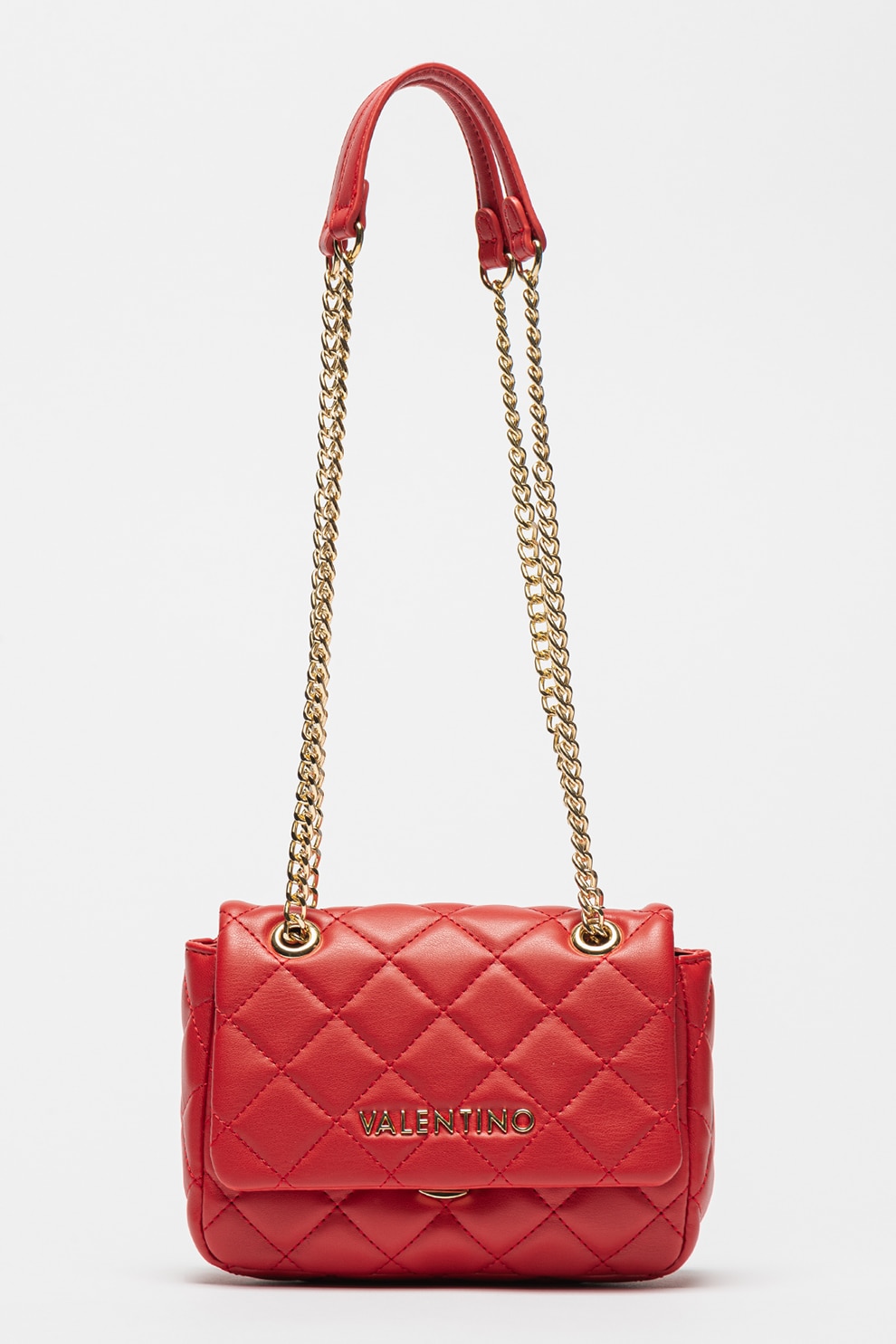 Valentino Bags, Geanta crossbody din piele ecologica cu aspect