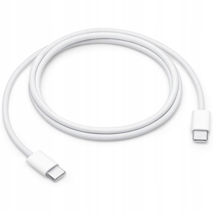 Adat- és töltőkábel, CO2, Usb-C gyorstöltő kábel, 60W-os gyorstöltés, kompatibilis Samsung, Oppo, Xiaomi, Vivo, Realme, Huawei, Motorola, Oneplus, iPhone 15, Pro, Plus, Max, iPad, Macbook, 1M, fehér