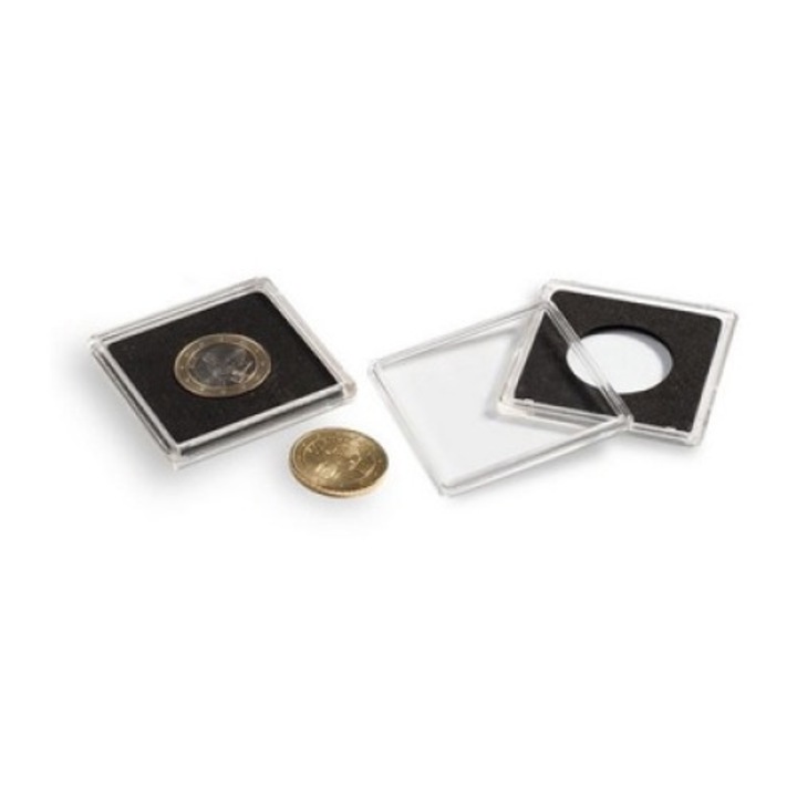 Set 10 capsule pentru monede Quadrum diam 40 mm - 307563