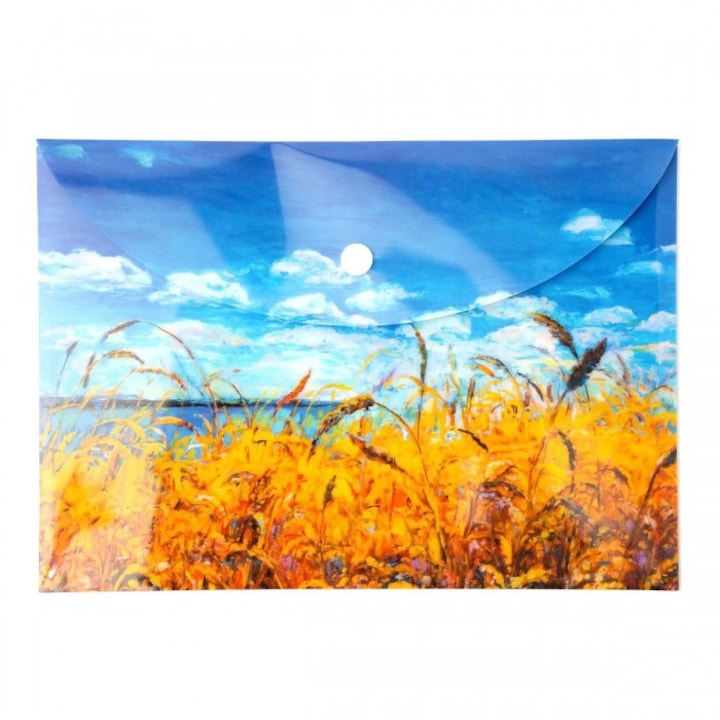 Комплект 5 папки А5, Нарцис, Полипропилен, 240x25x170mm, Син