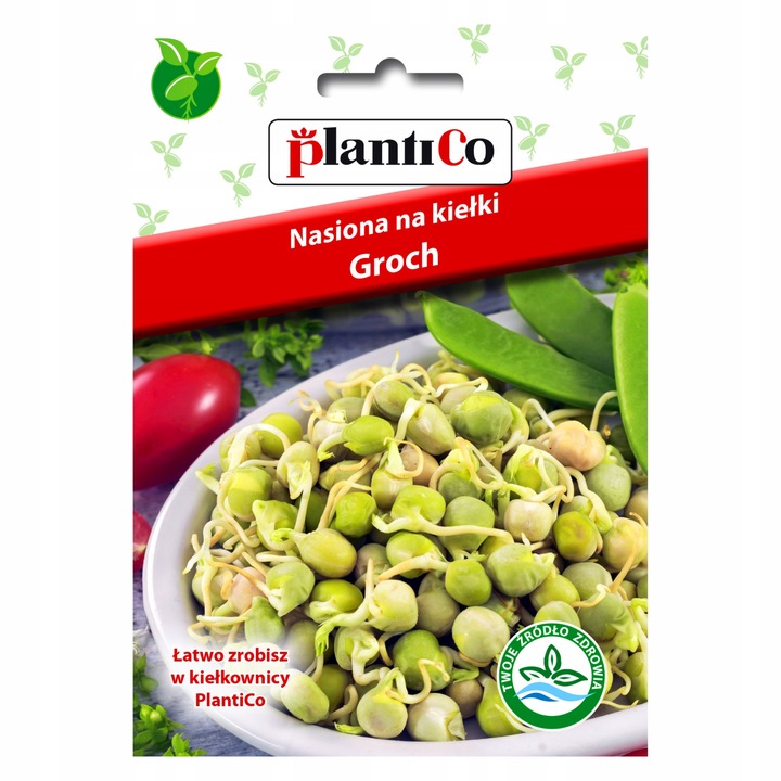 Seminte mazare Plantico, 80g, bogate in vitamine si minerale