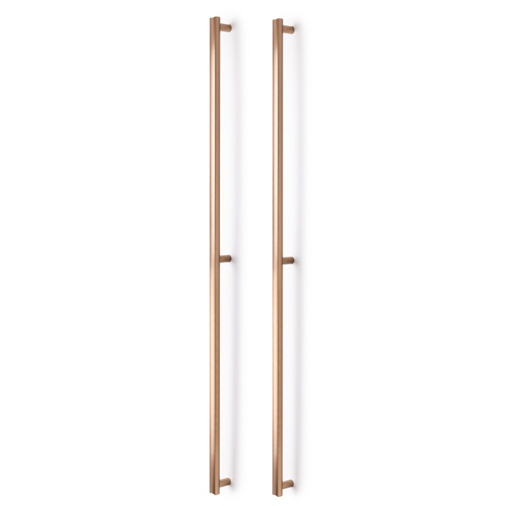 Set manere spatiale double Moon Big, finisaj alama cava periata, L:1096 mm