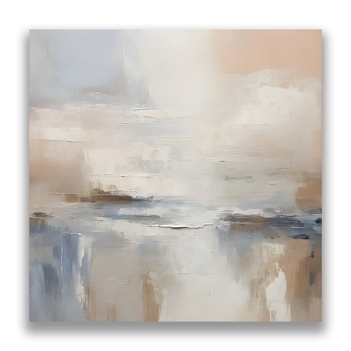 Първокласна картина на платно, LuxCanva® A1640, Спомени, 90 X 90 CM, 100% памучно платно 400g/m2, Дървена рамка, Стая, Декоративна, Хроматична, Чувства, Спалня, Живи цветове