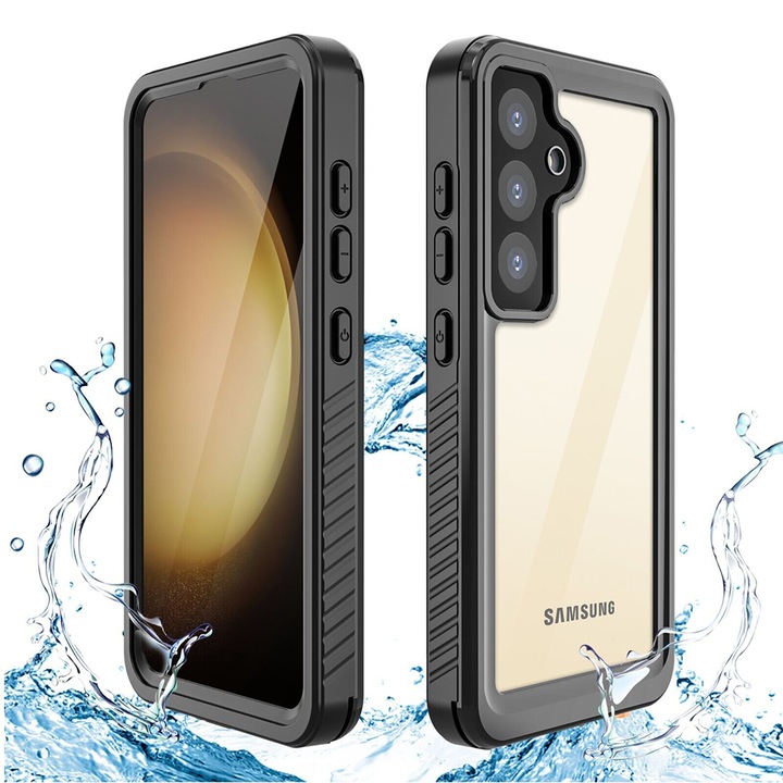 Водоустойчив Калъф за Samsung Galaxy S24 Plus - Shellbox Waterproof iP68 - Черен