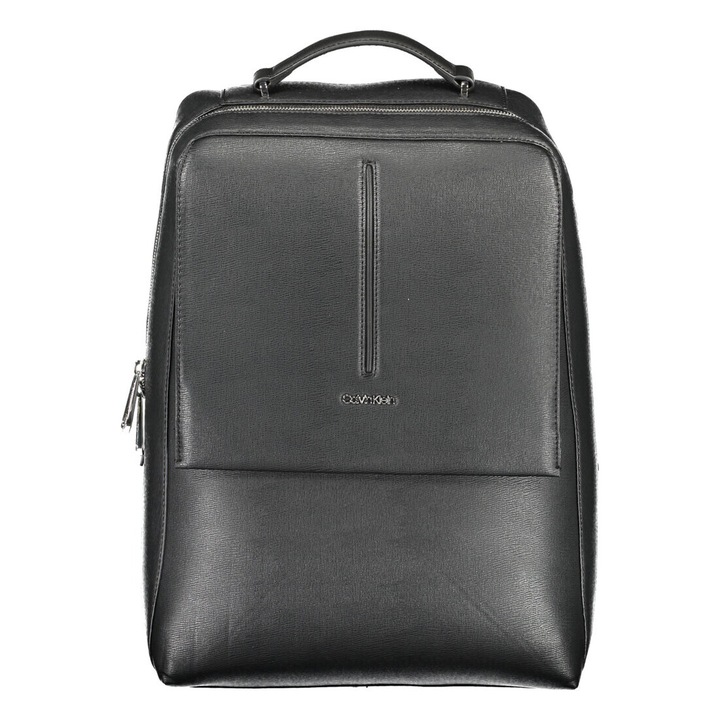 Rucsac barbati, CALVIN KLEIN, poliester, compartiment laptop, 42 x 32 x 14 cm, negru
