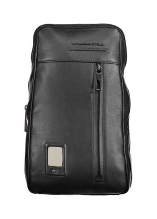 Férfi táska, PIQUADRO, váll, 1 külső zseb, 1 belső zseb, laptop rekesz, fekete