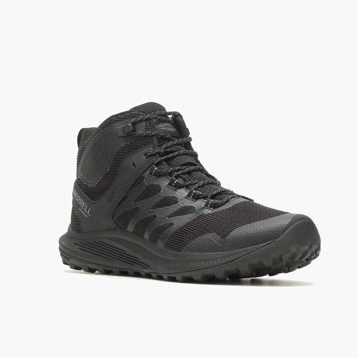 MERRELL Nova 3 Tactical Mid WP csizma, fekete, Fekete