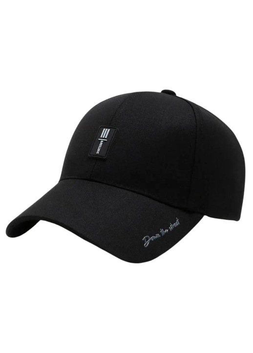 Unisex sapka, Edibazzar, pamut, fekete, 56-60 cm