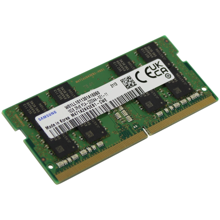 Памет за лаптоп Samsung DDR4 SODIMM 16GB 2Rx8 3200 M471A2K43EB1-CWE