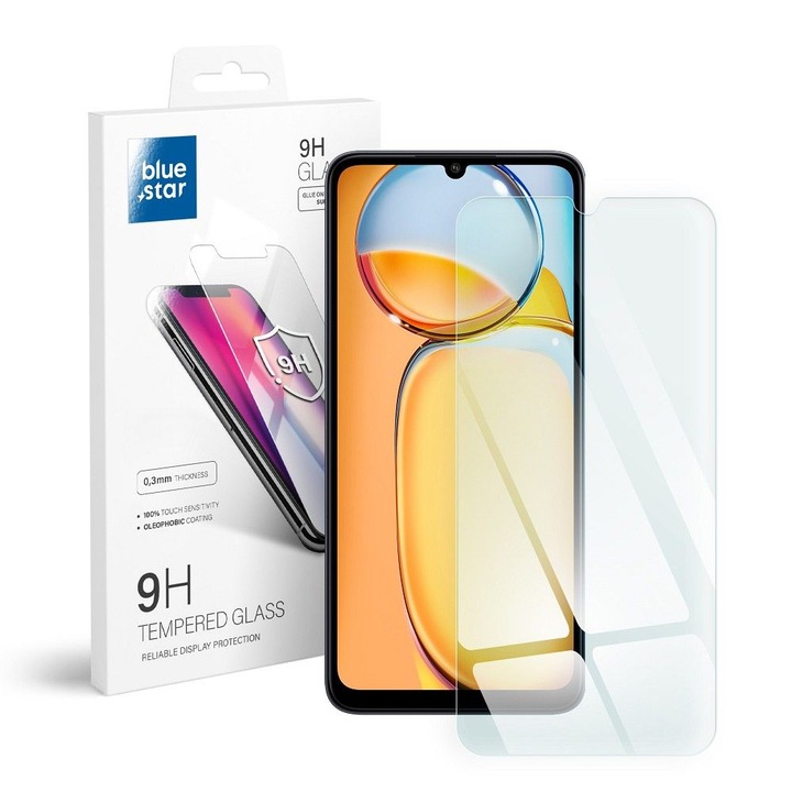 Omni üvegvédő Xiaomi Redmi 13C-hez, átlátszó