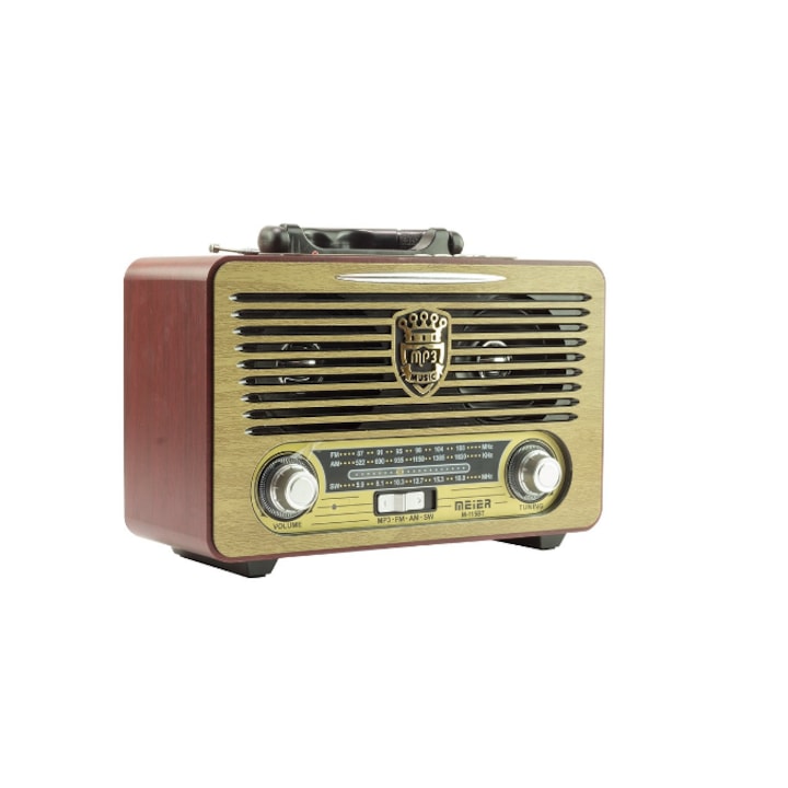 Ретро радио MEIER M-115BT, Bluetooth, USB, FM