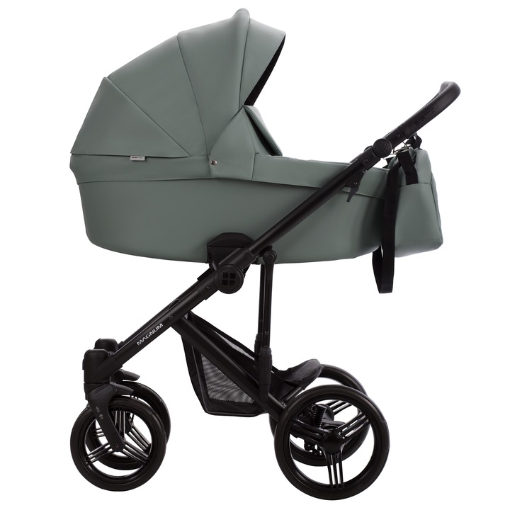 Бебешка количка 2в1 Bebetto Magnum Light Pro 02, Еко кожа, SPF50, системи DMS и SAS