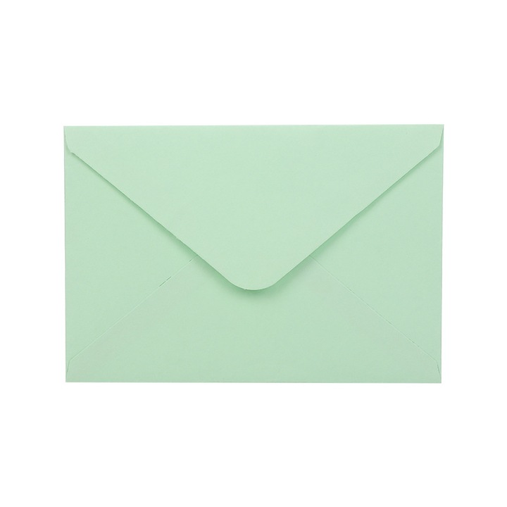 Set plicuri decorative colorate ecologica, 103 x 80mm, 120g/m2, Verde, 100 buc