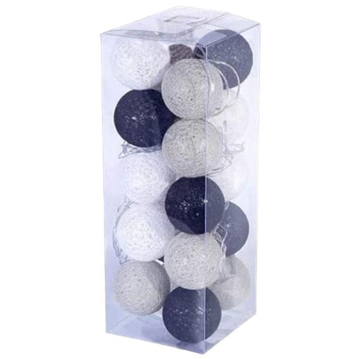 QttvbTna fényfüzér, pamut, 2M, 10 LED, sokszínű