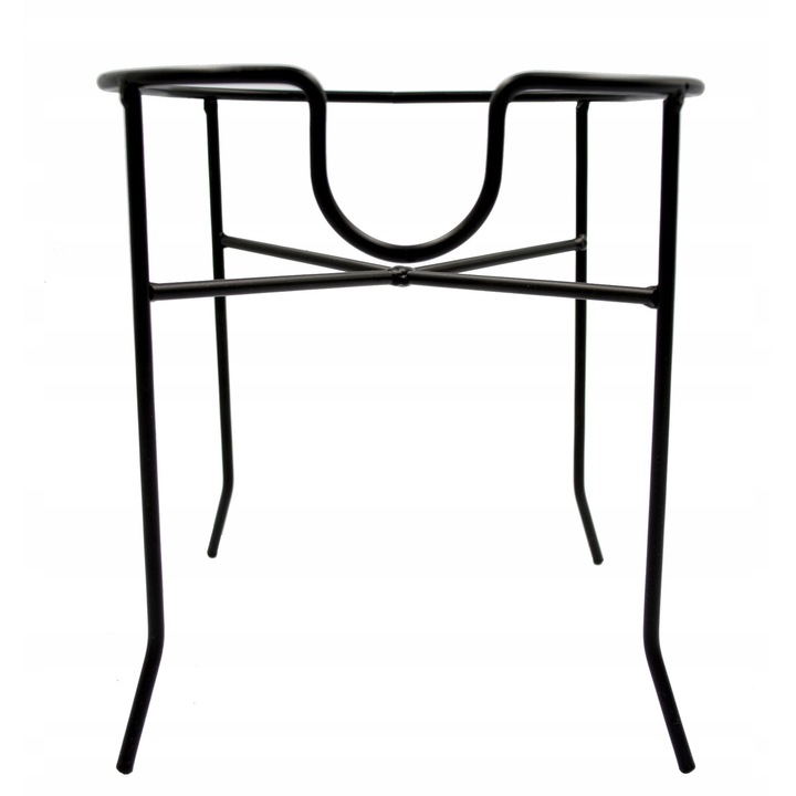 Suport pentru Borcan, SuperButelki, Metalic, Pentru Damigeana cu Robinet 4L, Constructie Solida, Vopsit in Camp Electrostatic, Faciliteaza Turnarea Bauturilor, Stabil, Negru