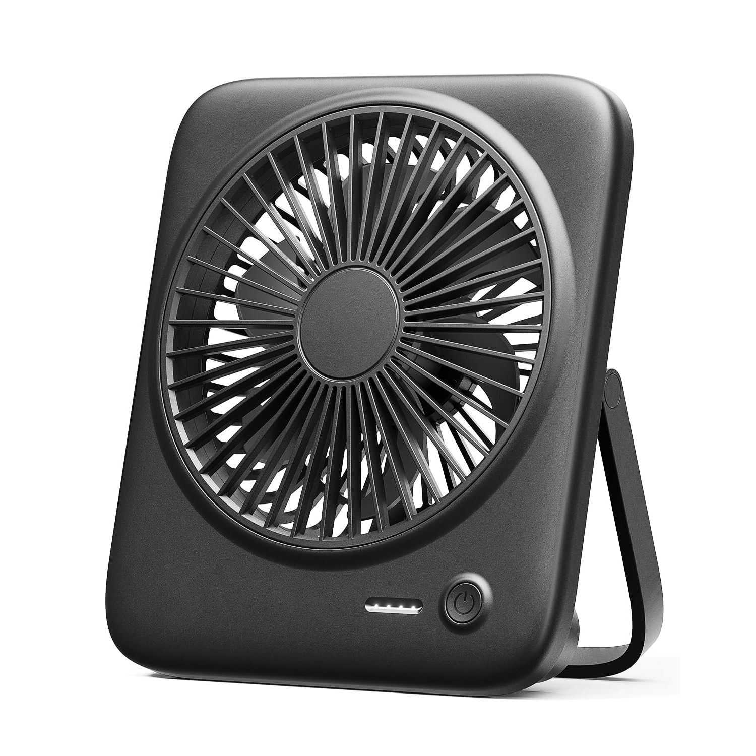 Ventilator de birou portabil, multifunctional, 4000mAh, 4 viteze