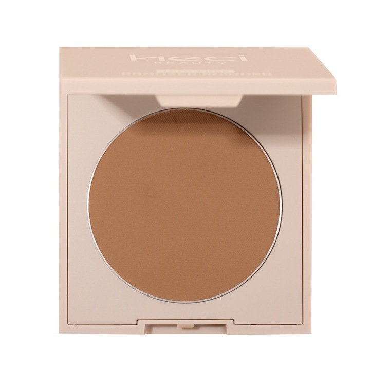 Pudra bronzanta HECI BEAUTY, control sebum, fara talc, culoare Medium 02