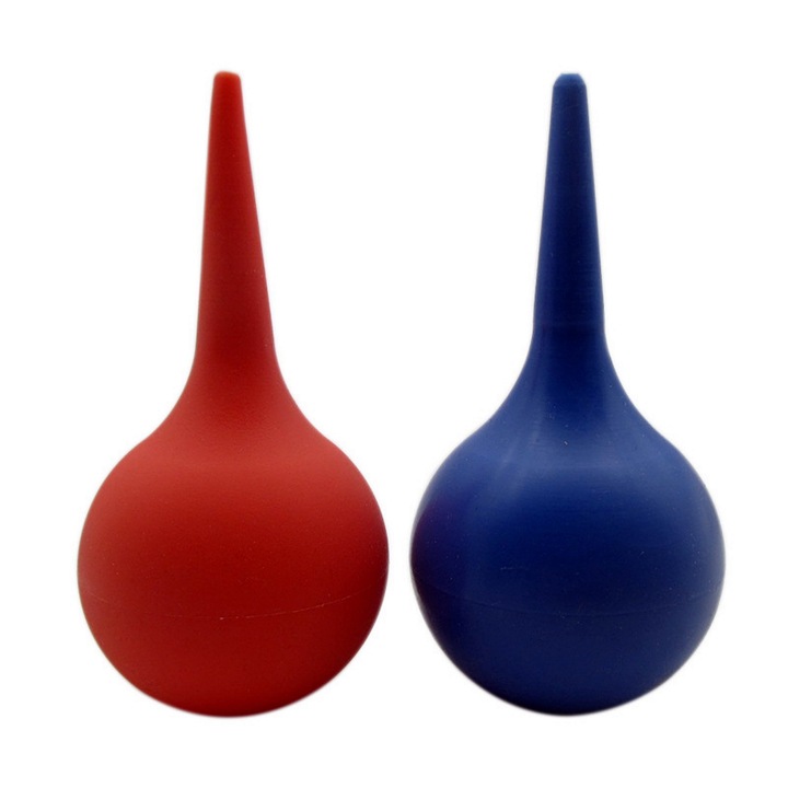 2 db-os Pyriform orr- és fülpumpa 0-6 hónapos korig, enkourakoko®, kék/piros