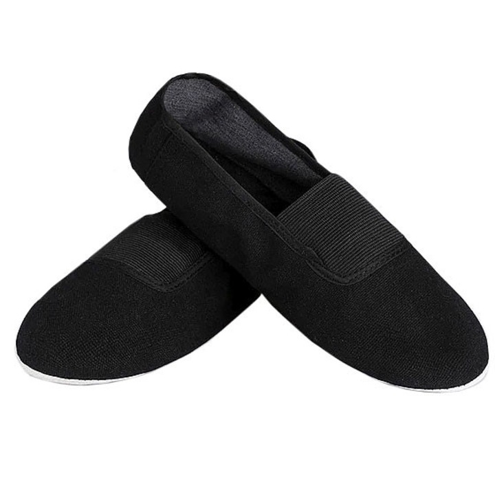 Цвички за гимнастика от плат MAXIMA, Черни, Размер 31