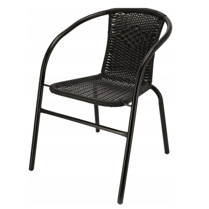 Scaun pentru terasa/balcon Negru