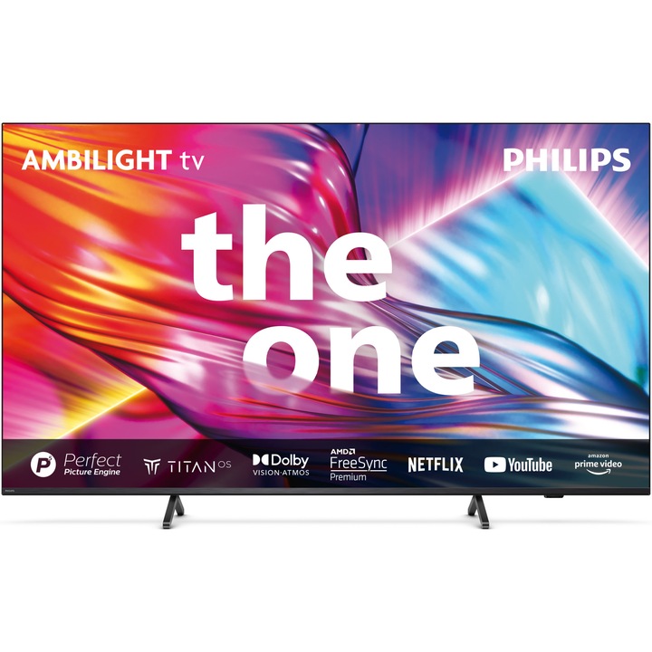 Телевизор Philips AMBILIGHT tv LED 75PUS8919,75"(189 см), Smart TV, Ultra HD 4K, 100 Hz, Клас F (Модел 2024)